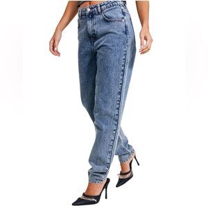 PRETTYLITTLETHING VINTAGE WASH MOM JEANS Size 4